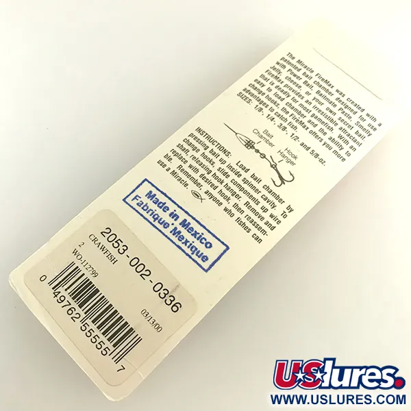 Luhr Jensen Fire Max Miracle 2 UV Cuiller, Orange, 7g, Appât, #6580