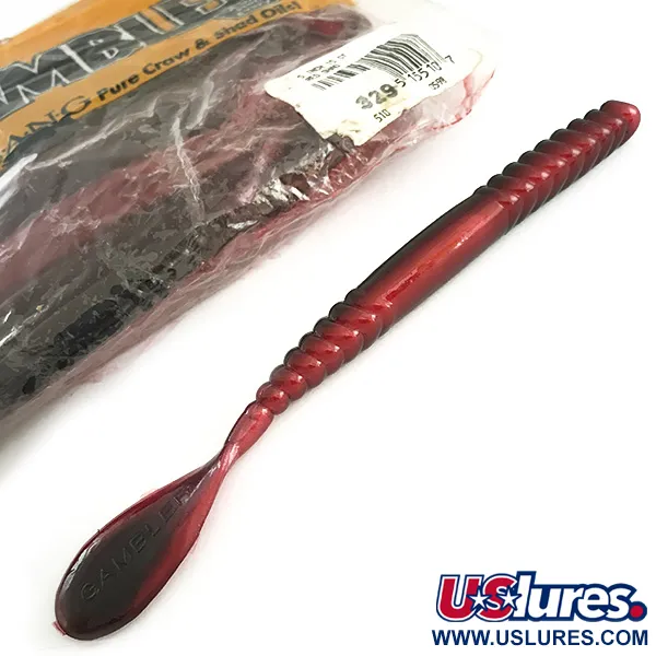 Gambler P. Tail Leurre Souple, Rouge Foncé, 12.7cm, B.A.N.G., #6593