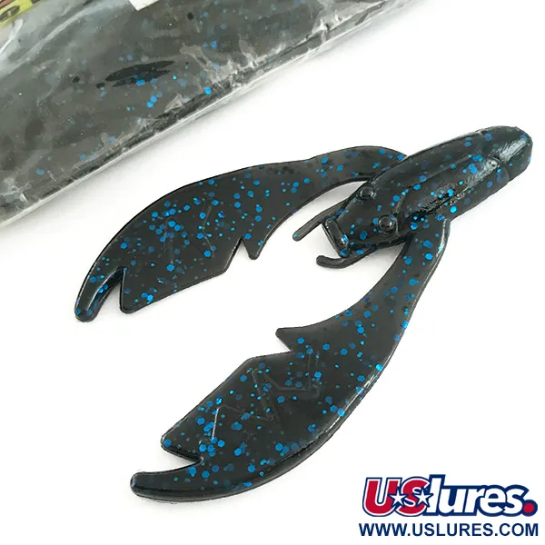 NetBait Paca Chunk leurre souple, Black Blue Flk, 7.5cm, jig, #6594