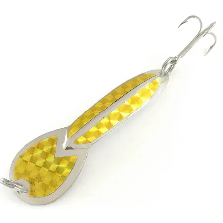 Glen Evans Loco 4 Cuillère, Nickel/Hologramme Doré, 23g, #6600