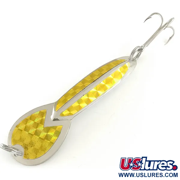 Glen Evans Loco 4 Cuillère, Nickel/Hologramme Doré, 23g, #6600