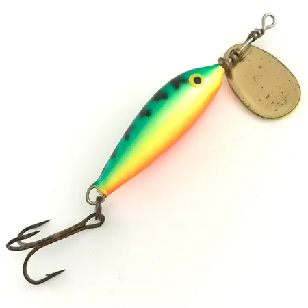 Blue Fox Vibrax Minnow Spin 1 UV Cuiller, Fire Tiger, 4g, UV, #6601