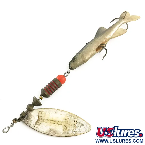 Cuiller Mepps Aglia Long 2 Mino, Argent, 9g, Feuille de Saule, #6602