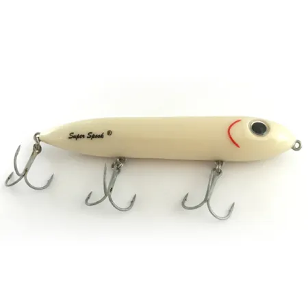 Heddon Super Spook Leurre de Surface, Blanc, 25g, 3 Triples, #6618