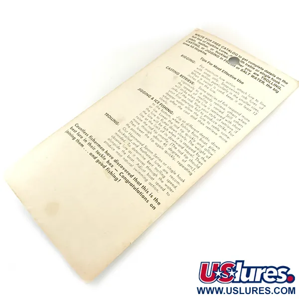 Hopkins Shorty 75 Jig, Or martelé, 21g, Acier inoxydable, #6623