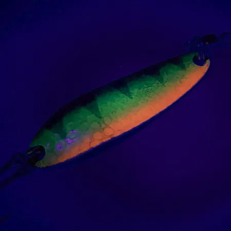 Luhr Jensen Krocodile Die #3 UV Cuillère, Fire Tiger, 10g, #6631