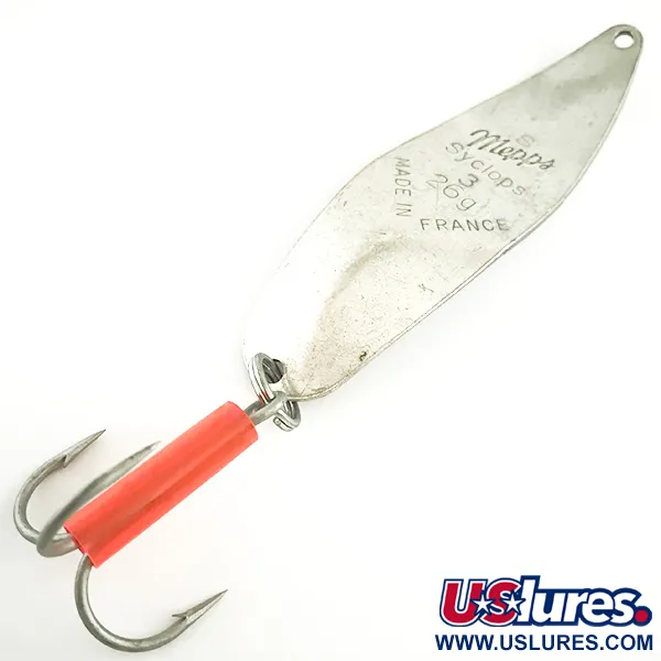 Mepps Syclops 3 Cuillère Ondulante, Truite Arc-en-ciel / Argent, 26g, #6648