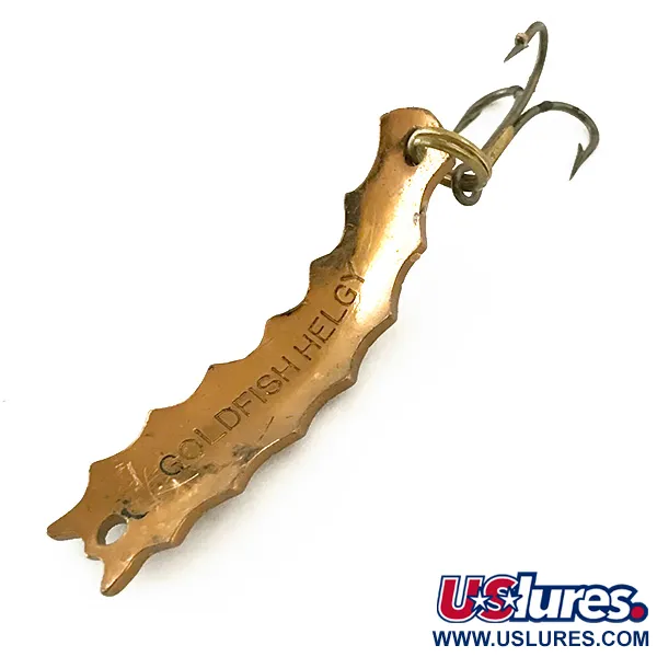 Al's Goldfish Helgy Cuillère, Cuivre/Rouge, 5.5g, forme larve, #6650