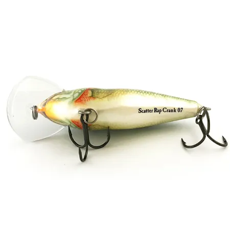 Rapala Scatter Rap Crank 07 Crankbait, Perche, 15g, Scatter Lip, #6653