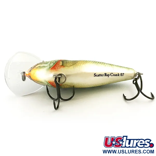 Rapala Scatter Rap Crank 07 Crankbait, Perche, 15g, Scatter Lip, #6653