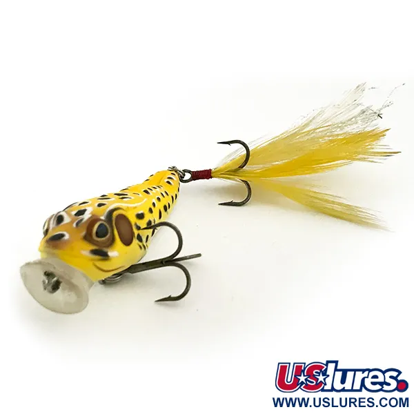 LiveTarget Popper Live Target Frog Leurre Surface, Jaune, 7g, #6660