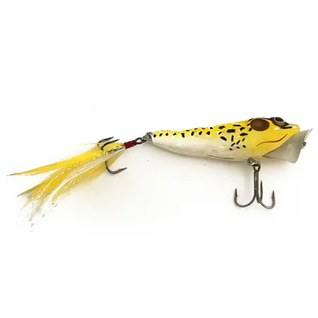 LiveTarget Popper Live Target Frog Leurre Surface, Jaune, 7g, #6660