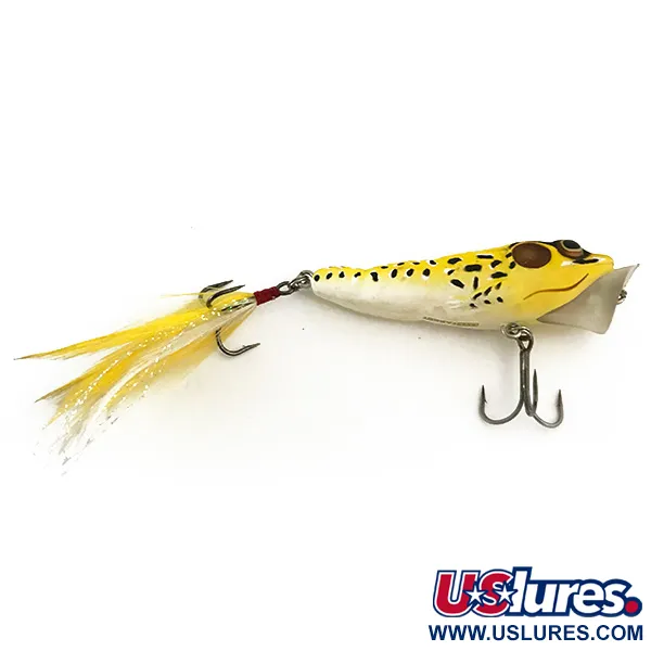 LiveTarget Popper Live Target Frog Leurre Surface, Jaune, 7g, #6660