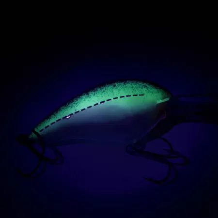 Norman DD 22 Crankbait, Jaune/Blanc/Bleu clair, 28g, Profond, #6665