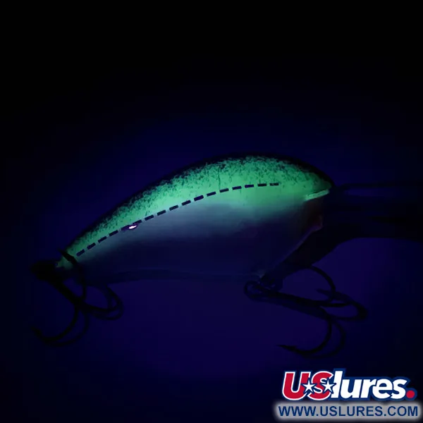 Norman DD 22 Crankbait, Jaune/Blanc/Bleu clair, 28g, Profond, #6665