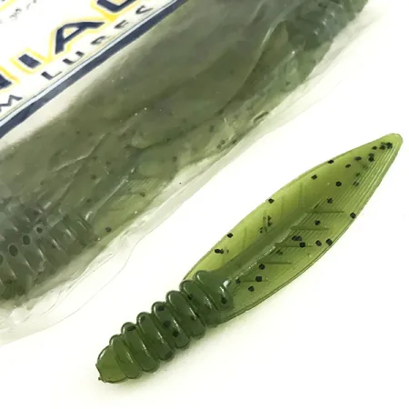 Maniac Custom Lures Maniac Cut'r Bug leurre souple, Green Pumpkin, 6cm, #6668