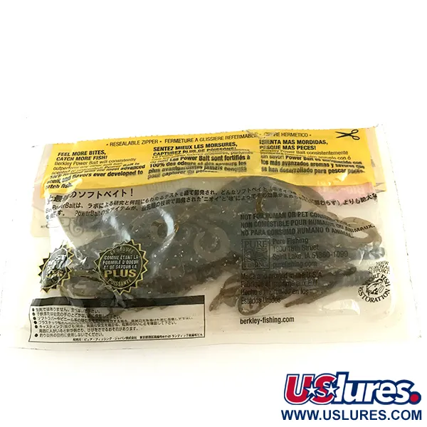 Berkley PowerBait Bungee Hawg leurre souple, Green Pumpkin, 7cm, #6671