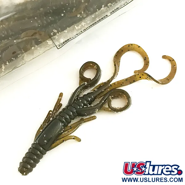 Berkley PowerBait Bungee Hawg leurre souple, Green Pumpkin, 7cm, #6671