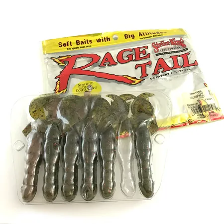 Strike King Rage Tail Rage Craw Leurre Souple 6 pces