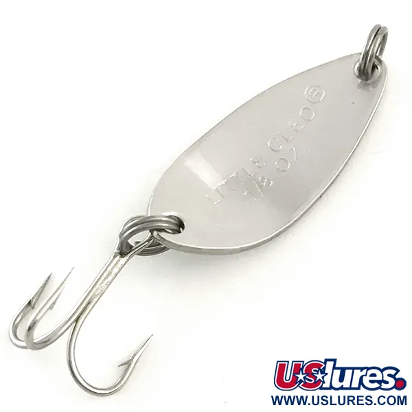 Acme Little Cleo Cuillère ondulante, Nickel / Vert, 3,5g, USA, #6675