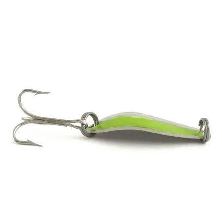 Acme Little Cleo Cuillère ondulante, Nickel / Vert, 3,5g, USA, #6675