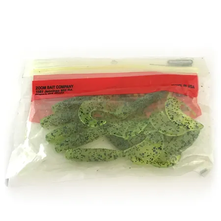 Zoom Fat Albert Grub Virgule, Chartreuse Pepper, 8.25cm, Corps annelé, #6678