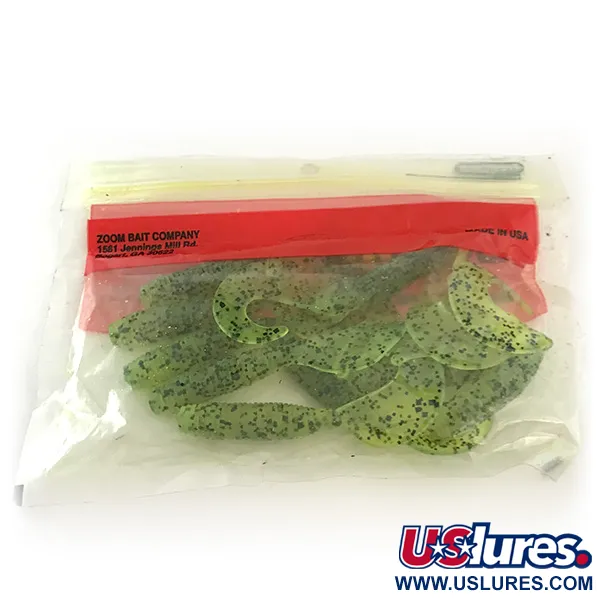 Zoom Fat Albert Grub Virgule, Chartreuse Pepper, 8.25cm, Corps annelé, #6678