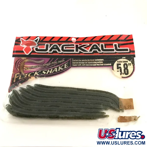 Jackall Flick Shake Worm leurre souple 7pcs