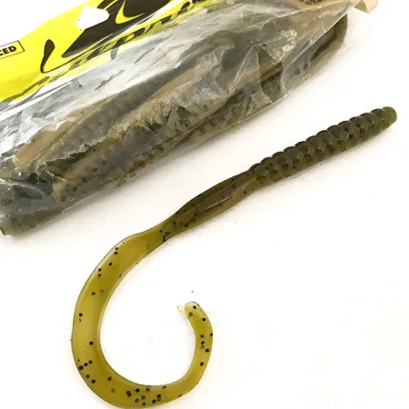 Culprit Original Worm Leurre Souple, Green Pumpkin Red, 14cm, #6682