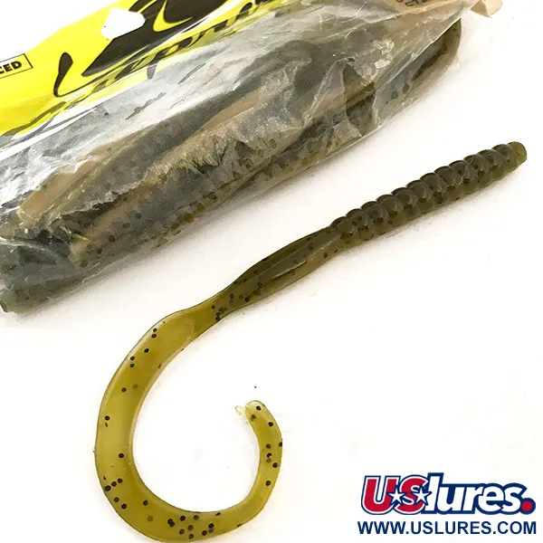 Culprit Original Worm Leurre Souple, Green Pumpkin Red, 14cm, #6682
