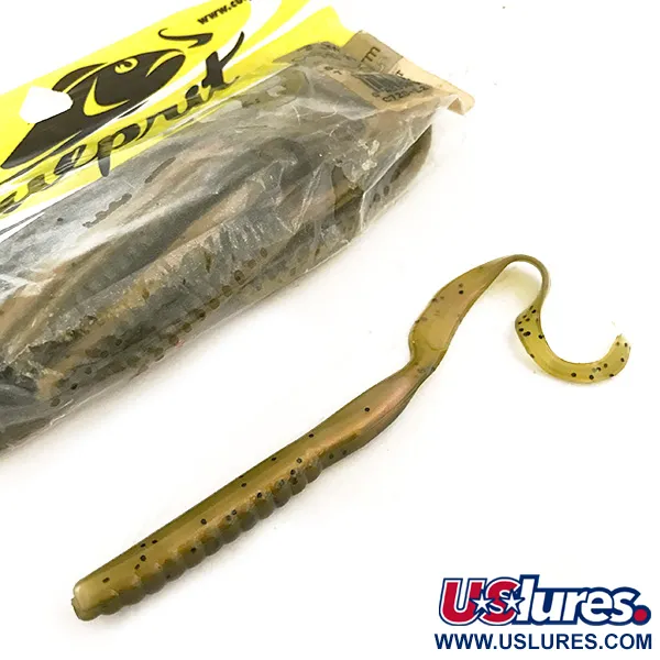 Culprit Original Worm Leurre Souple, Green Pumpkin Red, 14cm, #6682