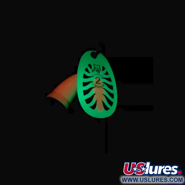 Blue Fox Super Vibrax 2 UV Cuiller, Jaune Fluorescent, 6g, UV, #6693