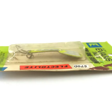 Loco 2 Glen Evans UV Cuillère, Jaune UV, 7g, Écailles Flectolite, #6700