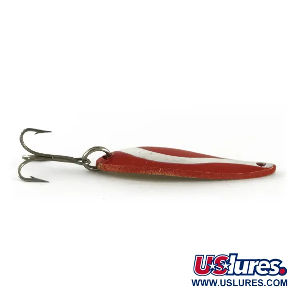 Acme Fiord Spoon Cuillère, Rouge / Blanc / Or, 7g, Vintage, #6697