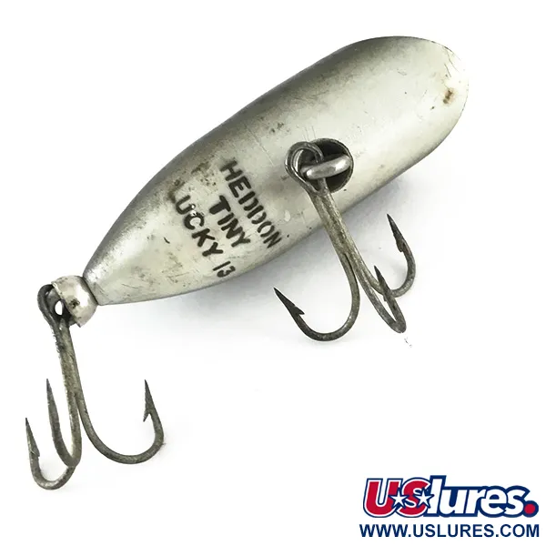 Popper Heddon Lucky 13, Dark Scale, 5.5g, Leurre Vintage, #6708