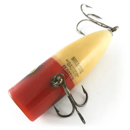 Millsite Bassor Popper de Surface, Rouge / Blanc, 12g, Topwater, #6709