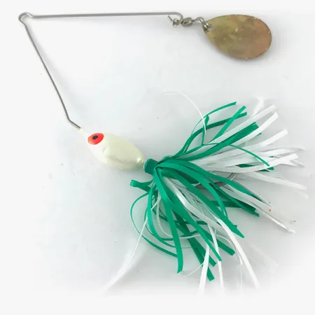Bomber Spinner Bait, Blanc-Vert, 12.5g, Palette Colorado, #6713