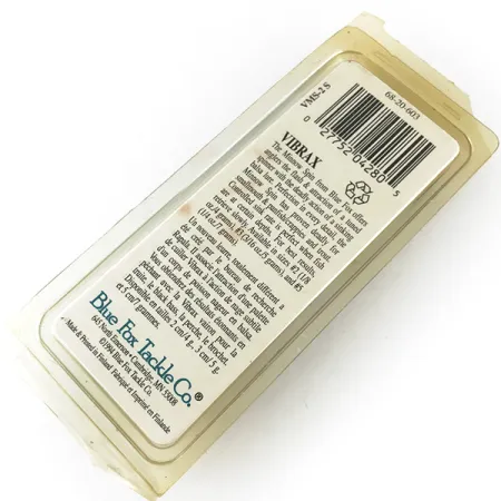 Blue Fox Vibrax Minnow Spin 1 Cuiller, Argent, 4g, Corps Balsa, #6718