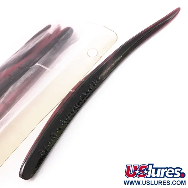 Lunker City Slug-Go Soft Jerk, Red / Black, 15 cm, Fente Offset, #6720