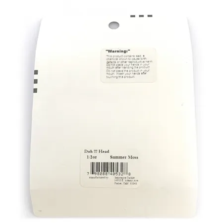 Duh!!! Head kit Têtes Offset, Black / Green Metallic, 14g, #6721