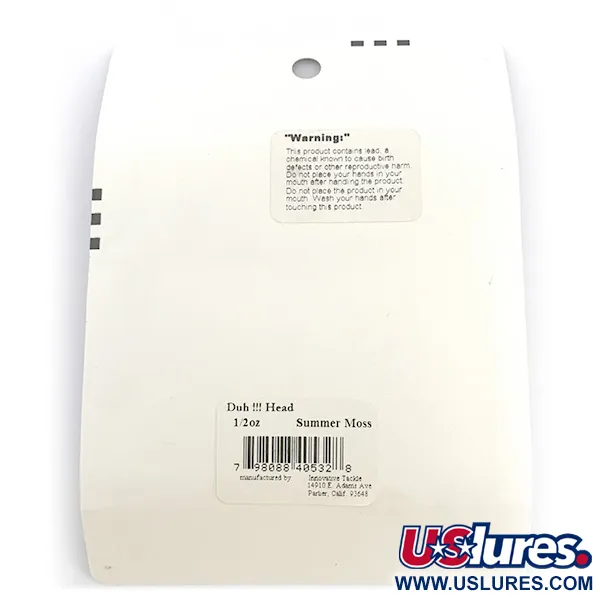 Duh!!! Head kit Têtes Offset, Black / Green Metallic, 14g, #6721