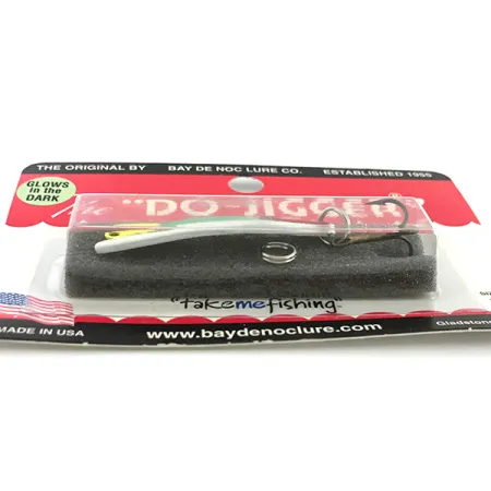 Bay de Noc Do-Jigger 1 Cuillère, White/Green Glow, 5g, Phospho, #6736