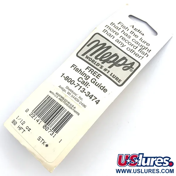 Cuiller Mepps Aglia 0, Fire Tiger, 2,5g, Finition UV, #6744