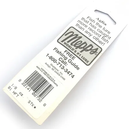 Mepps Aglia 1 Cuillère, Fire Tiger, 3.5g, UV actif, #6745