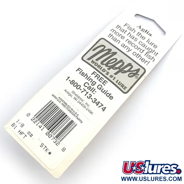 Mepps Aglia 1 Cuillère, Fire Tiger, 3.5g, UV actif, #6745