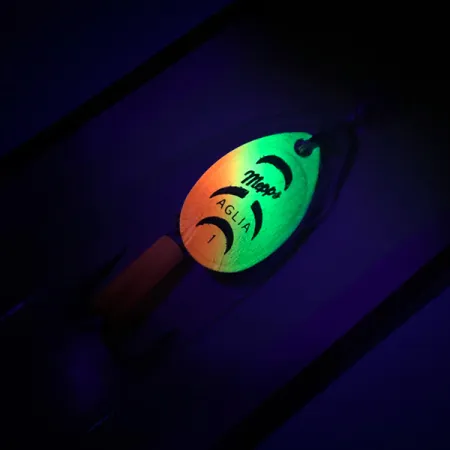 Mepps Aglia 1 Cuillère, Fire Tiger, 3.5g, UV actif, #6745