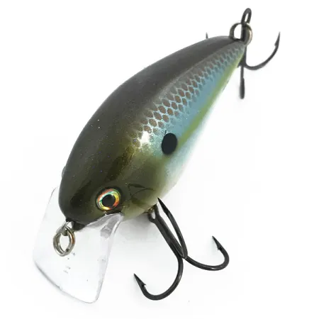 Strike King square bill Crankbait, Bleu clair métallique, 6cm, #6755
