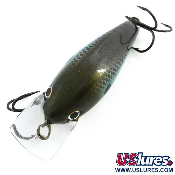 Strike King square bill Crankbait, Bleu clair métallique, 6cm, #6755