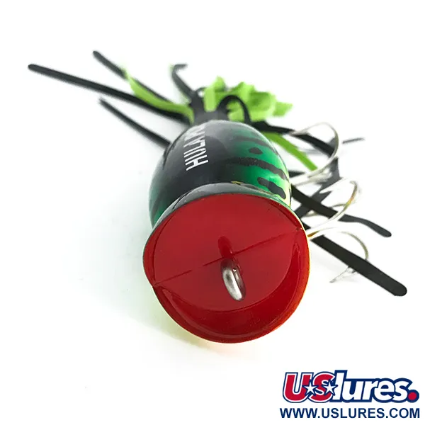 Fred Arbogast Hula Popper Leurre de surface, Fire Tiger, 10g, #6760