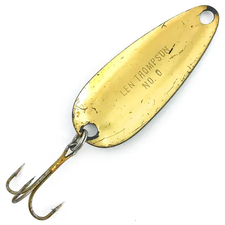 Len Thompson #0 Cuillère, Vert/Noir/Or, 17g, Action lente, #6765